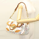 LOUIS VUITTON Monogram Multicolor Rita Bag 2way White M40125 LV Auth 121059M-28