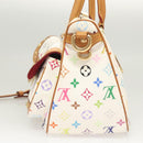 LOUIS VUITTON Monogram Multicolor Rita Bag 2way White M40125 LV Auth 121059M-3