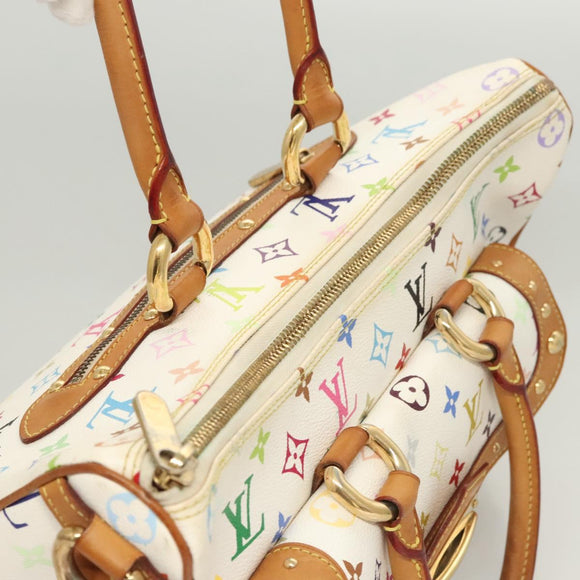 LOUIS VUITTON Monogram Multicolor Rita Bag 2way White M40125 LV Auth 121059M