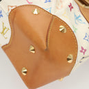 LOUIS VUITTON Monogram Multicolor Judy MM Hand Bag 2Way White M40255 Auth 121060-15