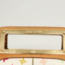 LOUIS VUITTON Monogram Multicolor Judy MM Hand Bag 2Way White M40255 Auth 121060-18