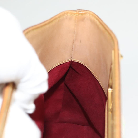 LOUIS VUITTON Monogram Multicolor Judy MM Hand Bag 2Way White M40255 Auth 121060