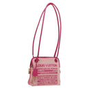 LOUIS VUITTON Cruise Line Rider Shoulder Bag Pink M92809 LV Auth 121064-1