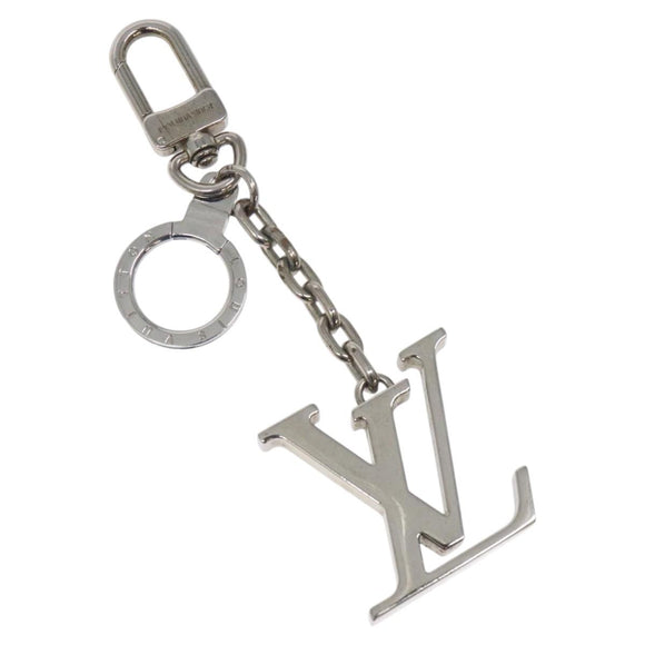 LOUIS VUITTON Porte Clesprinted initials LV Key Holder Silver M01192 Auth 121065