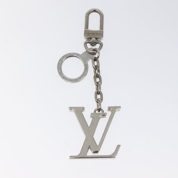 LOUIS VUITTON Porte Clesprinted initials LV Key Holder Silver M01192 Auth 121065