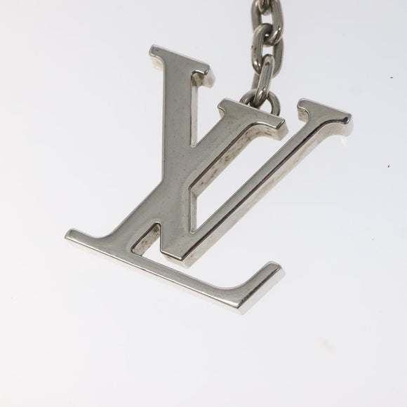LOUIS VUITTON Porte Clesprinted initials LV Key Holder Silver M01192 Auth 121065