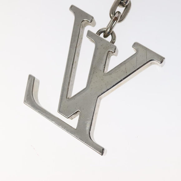 LOUIS VUITTON Porte Clesprinted initials LV Key Holder Silver M01192 Auth 121065