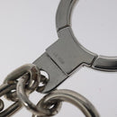 LOUIS VUITTON Porte Clesprinted initials LV Key Holder Silver M01192 Auth 121065-8