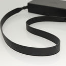 FENDI Box Shoulder Bag Leather Black Silver Auth 121070-7