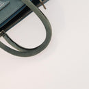 PRADA Hand Bag Suede 2way Blue Silver Auth 121083-7