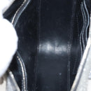 BALENCIAGA Triangle Duffle XS Hand Bag Leather 2way Silver 531048 Auth 121086-11