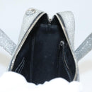 BALENCIAGA Triangle Duffle XS Hand Bag Leather 2way Silver 531048 Auth 121086-20