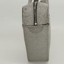 BALENCIAGA Triangle Duffle XS Hand Bag Leather 2way Silver 531048 Auth 121086-4