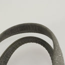 BALENCIAGA Triangle Duffle XS Hand Bag Leather 2way Silver 531048 Auth 121086-8