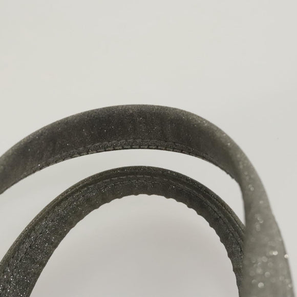 BALENCIAGA Triangle Duffle XS Hand Bag Leather 2way Silver 531048 Auth 121086