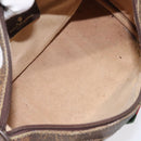 GUCCI GG Supreme Web Sherry Line Hand Bag PVC Beige Gold 40 02 006 Auth 121091-11