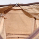 GUCCI GG Supreme Web Sherry Line Hand Bag PVC Beige Gold 40 02 006 Auth 121091-19