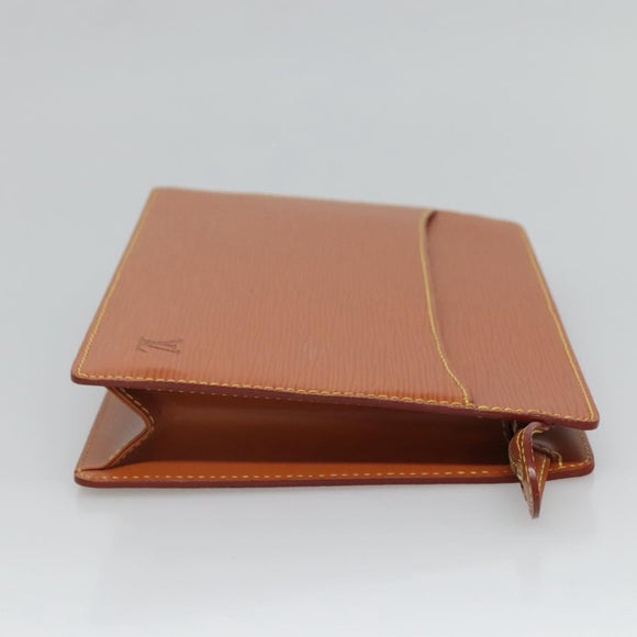 LOUIS VUITTON Epi Pochette Homme Clutch Bag Zipangu Gold M52528 LV Auth 121092