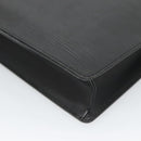 LOUIS VUITTON Epi Pochette Homme Clutch Bag Black Noir M52522 LV Auth 121095-15