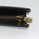 LOUIS VUITTON Epi Pochette Homme Clutch Bag Black Noir M52522 LV Auth 121095-8