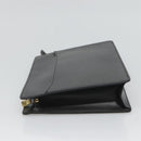 LOUIS VUITTON Epi Pochette Homme Clutch Bag Black Noir M52522 LV Auth 121095-4