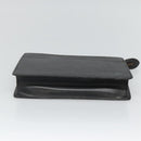 LOUIS VUITTON Epi Pochette Homme Clutch Bag Black Noir M52522 LV Auth 121095-6