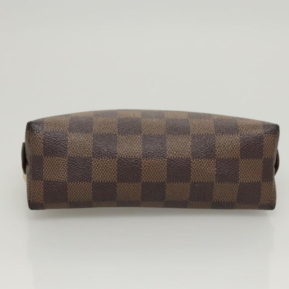 LOUIS VUITTON Damier Ebene Pochette Cosmetic PM Pouch N47516 LV Auth 121098