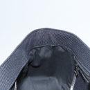 BURBERRY Blue Label Hand Bag Canvas Black Silver Auth 121101-16