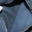 BURBERRY Blue Label Hand Bag Canvas Black Silver Auth 121101-19