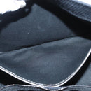 BURBERRY Blue Label Hand Bag Canvas Black Silver Auth 121101-20