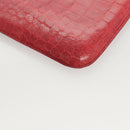 Miu Miu iPad Case Leather Pink Auth 121106-15