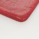 Miu Miu iPad Case Leather Pink Auth 121106-16