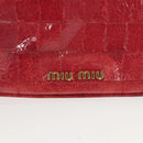 Miu Miu iPad Case Leather Pink Auth 121106-8