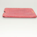 Miu Miu iPad Case Leather Pink Auth 121106-4