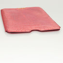 Miu Miu iPad Case Leather Pink Auth 121106-5