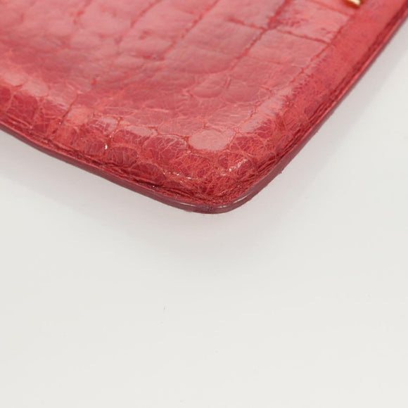 Miu Miu iPad Case Leather Pink Auth 121106