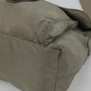 PRADA Shoulder Bag Nylon Green Silver Auth 121113-9