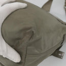 PRADA Shoulder Bag Nylon Green Silver Auth 121113-15