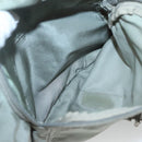 PRADA Shoulder Bag Nylon Green Silver Auth 121113-23