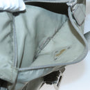 PRADA Shoulder Bag Nylon Green Silver Auth 121113-24
