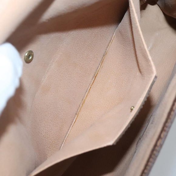 GUCCI GG Supreme Web Sherry Line Clutch Bag PVC Beige Red 156 01 030 Auth 121114