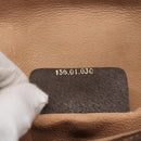 GUCCI GG Supreme Web Sherry Line Clutch Bag PVC Beige Red 156 01 030 Auth 121114-18