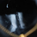 CELINE Pouch Nylon Black Gold Auth 121116-11
