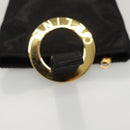 CELINE Pouch Nylon Black Gold Auth 121116-7