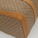 GUCCI Micro GG Supreme Hand Bag PVC Beige Gold Auth 121121-9