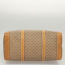 GUCCI Micro GG Supreme Hand Bag PVC Beige Gold Auth 121121-5