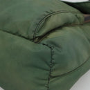 PRADA Shoulder Bag Nylon Green Silver Auth 121124-14