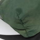PRADA Shoulder Bag Nylon Green Silver Auth 121124-17