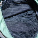 PRADA Shoulder Bag Nylon Green Silver Auth 121124-11