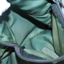 PRADA Shoulder Bag Nylon Green Silver Auth 121124-23